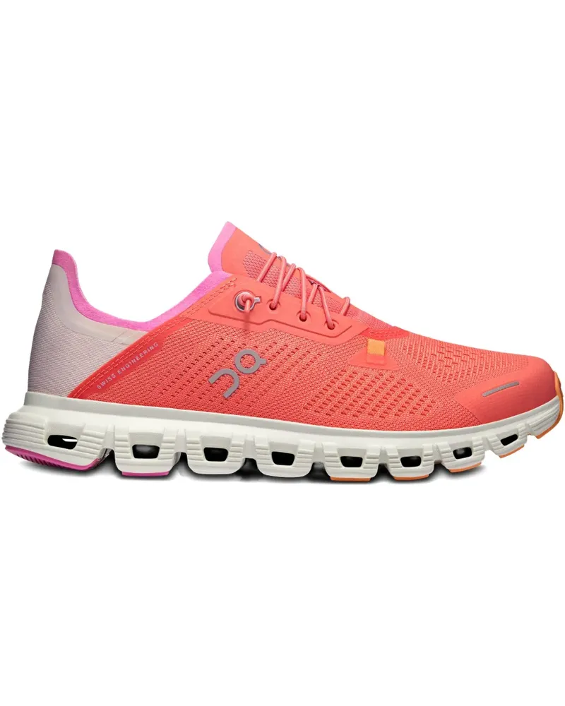 ON Cloud 6 Coast Lauf-Sneakers aus Mesh - Rosa Rosa