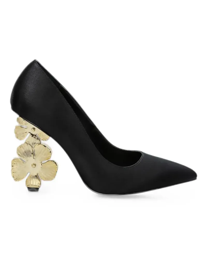 Kat Maconie Pumps mit Blumenabsatz - Schwarz Schwarz