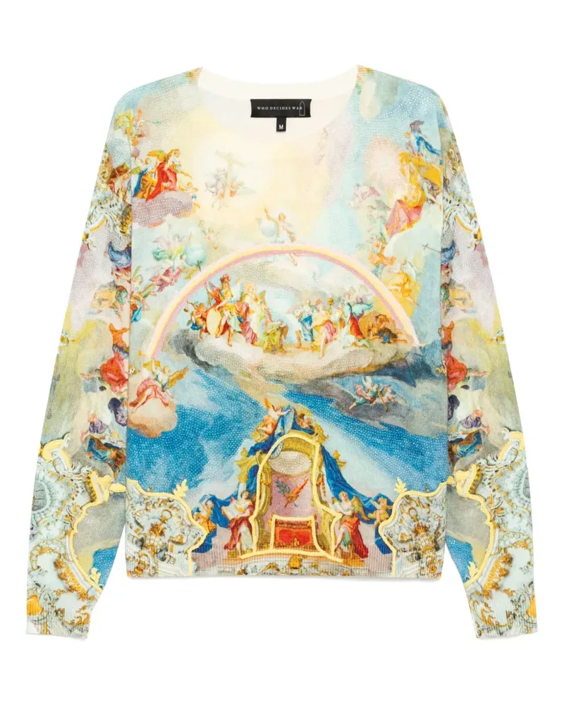 WHO DECIDES WAR Archaic Pullover - Blau Blau