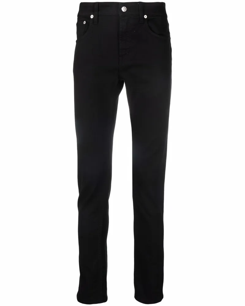 Department 5 Tief sitzende Slim-Fit-Jeans - Schwarz Schwarz