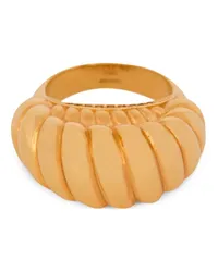 Balmain Snail Kristalle Ring Gold