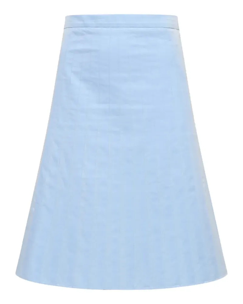 Maison Margiela Gestreifter Minirock - Blau Blau