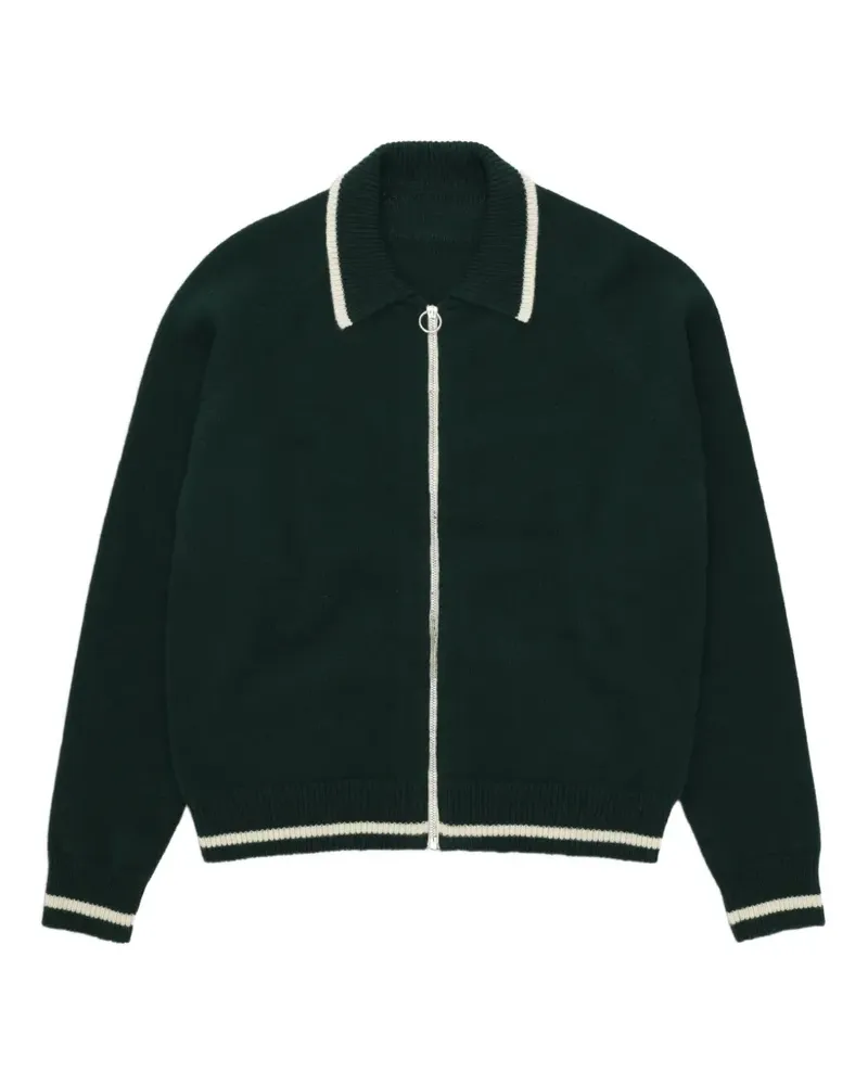 Fortela Crow zip-up cardigan - Grün Grün