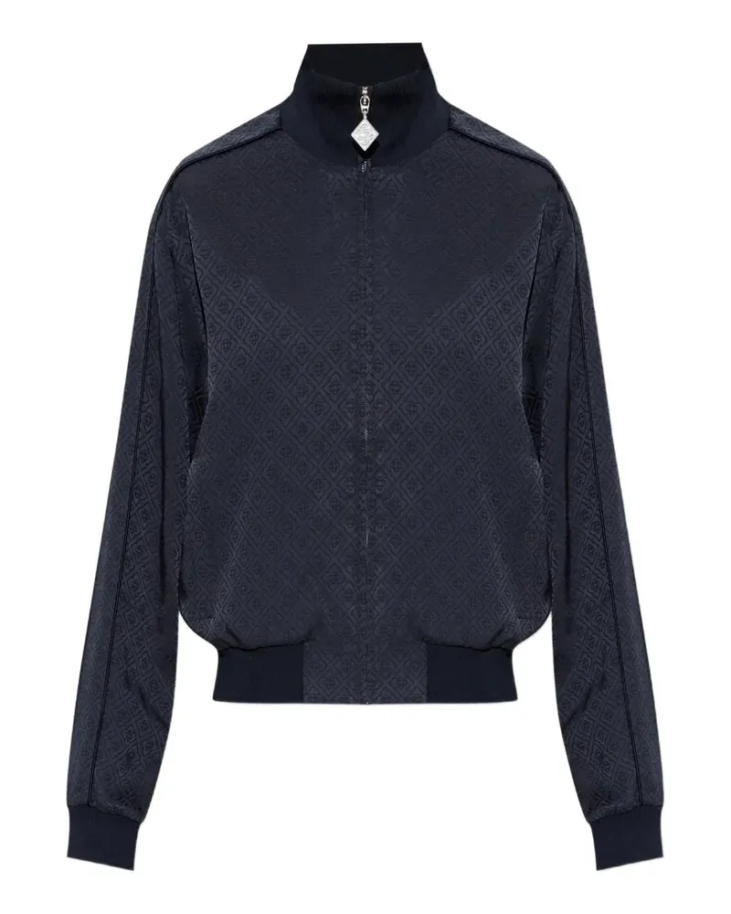 Casablanca Paris Sportjacke mit Monogrammmuster - Blau Blau