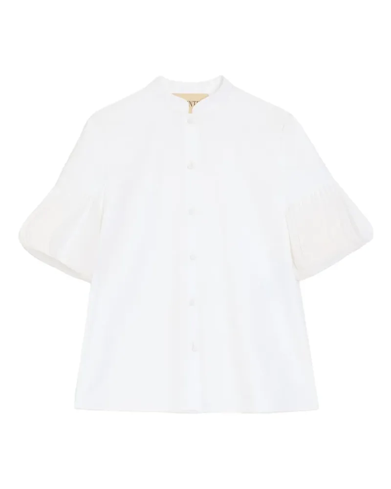 Valentino Garavani Popeline-Hemd mit Stickerei - Weiß Weiß