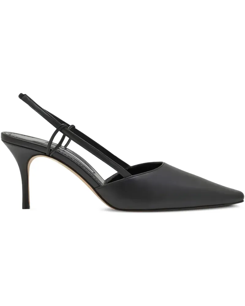 Manolo Blahnik pointed slingback pumps - Schwarz Schwarz