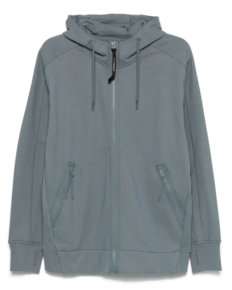 C.P. Company Hoodie mit Goggles-Detail - Blau Blau