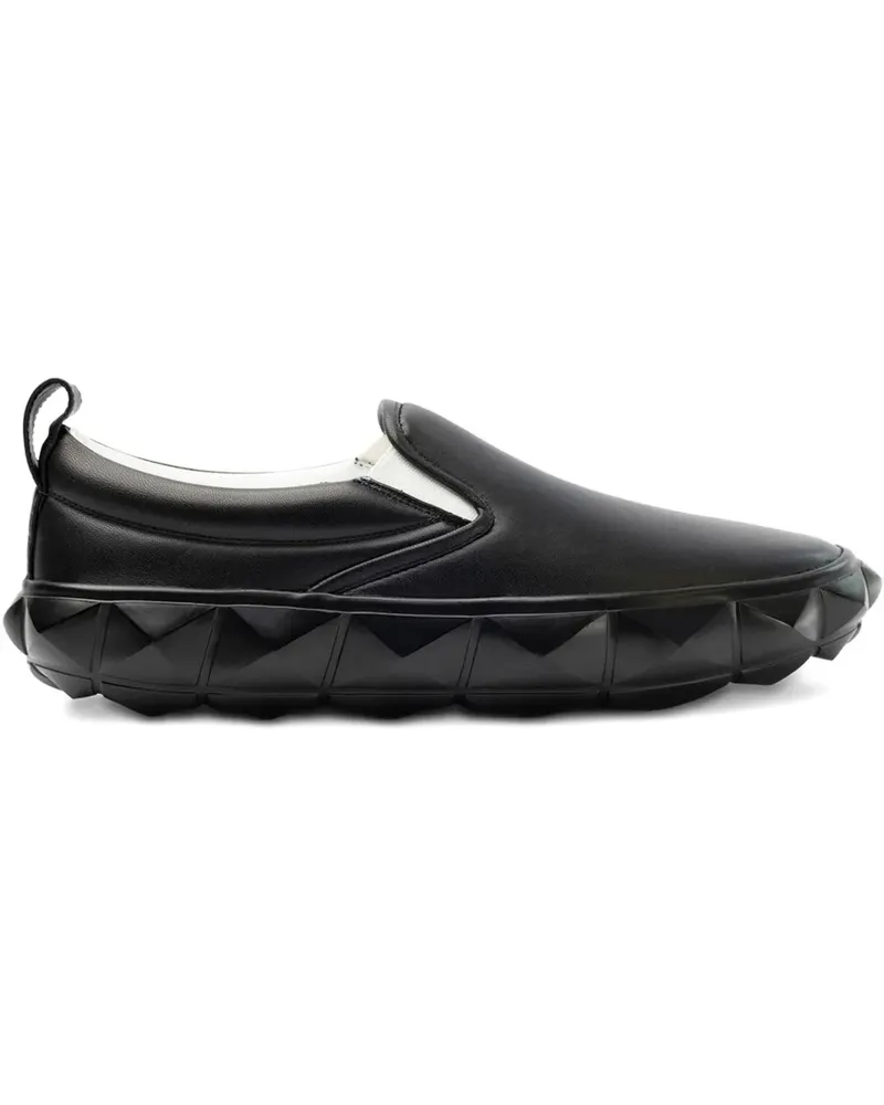 Valentino Garavani studded slip-on sneakers - Schwarz Schwarz