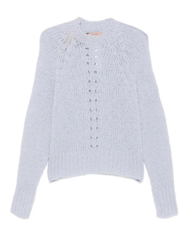Twin-Set Faves Pullover mit Raglanärmeln - Blau Blau