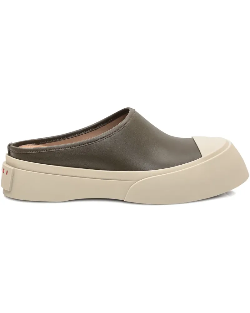 Marni Slip-On-Sneakers mit Plateau - Grün Grün