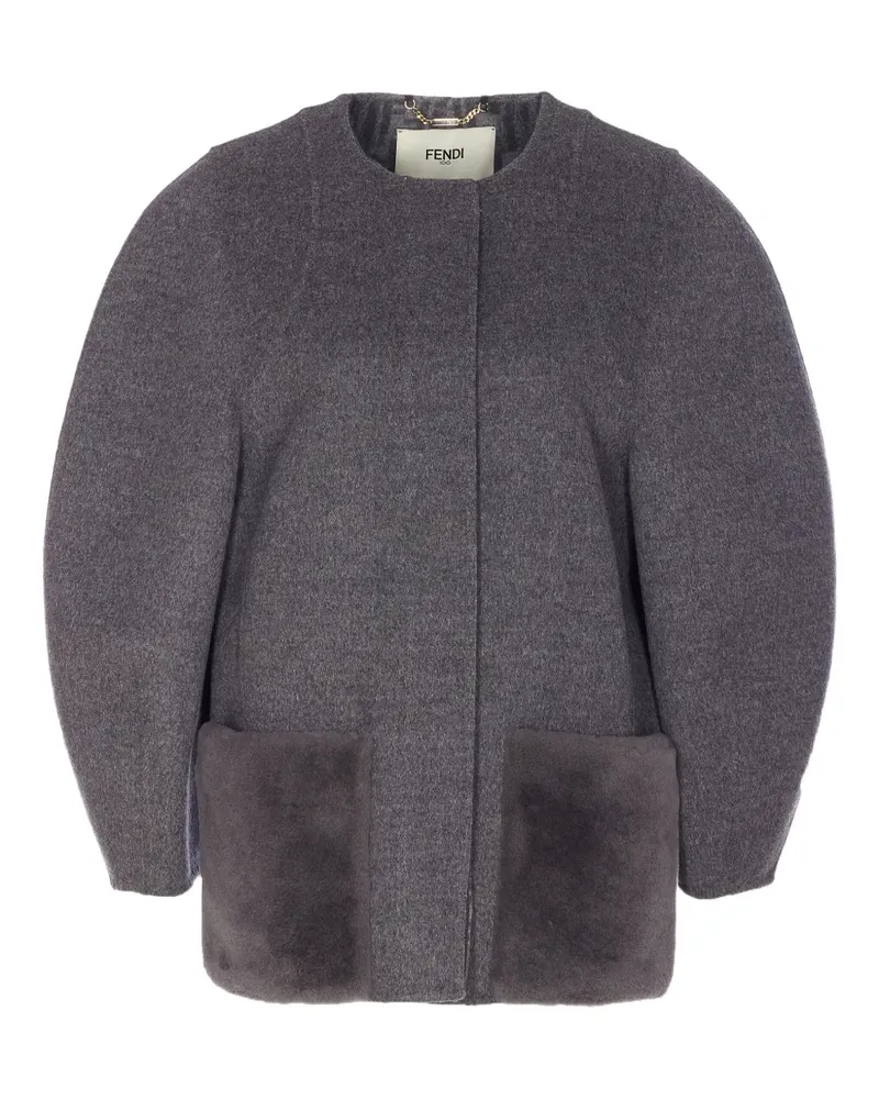 Fendi fleece jacket - Grau Grau
