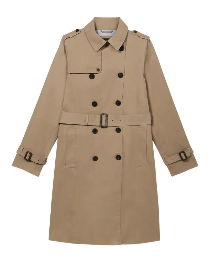 Brooks Brothers Trenchcoat mit Gürtel - Nude Nude