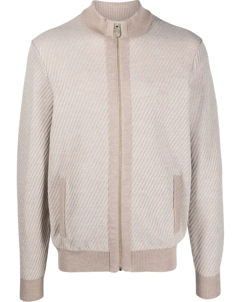 Billionaire Gestrickte Bomberjacke - Nude Nude