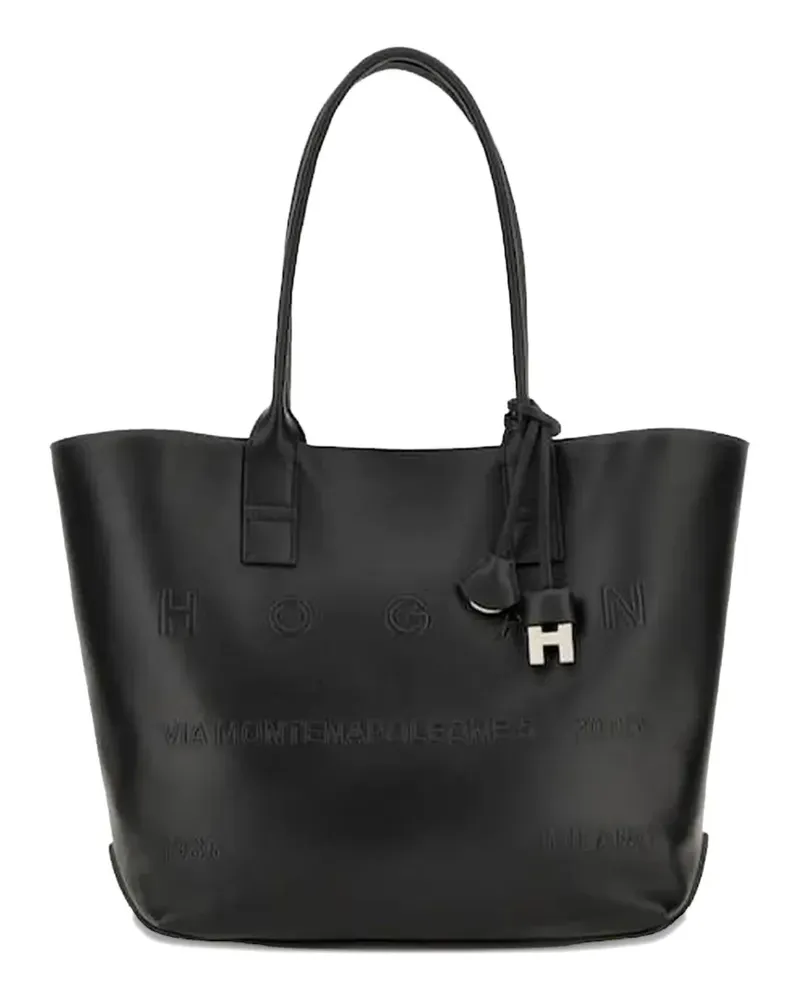 Hogan small Address tote bag - Schwarz Schwarz