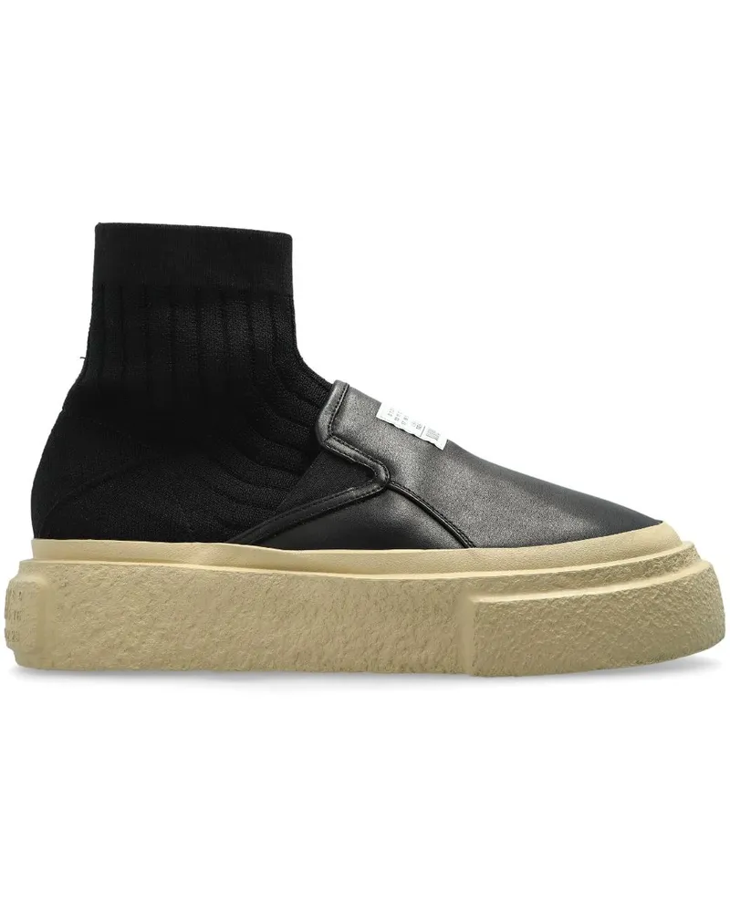Maison Margiela Sneakers mit Sock-Einsatz - Schwarz Schwarz