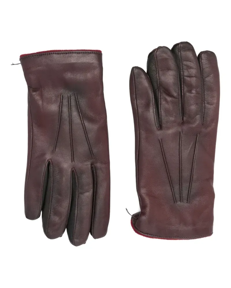 Paul Smith Handschuhe aus Leder - Rot Rot