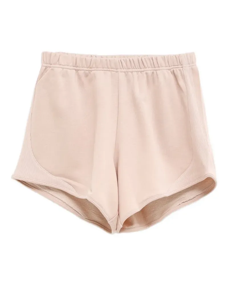 Baserange Ran Shorts mit geripptem Saum - Rosa Rosa