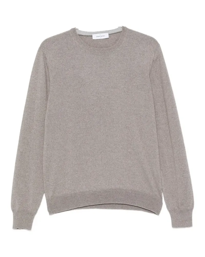 Gran Sasso Pullover mit rundem Ausschnitt - Grau Grau