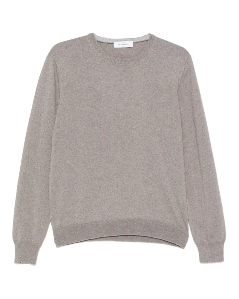 Gran Sasso Pullover mit rundem Ausschnitt - Grau Grau