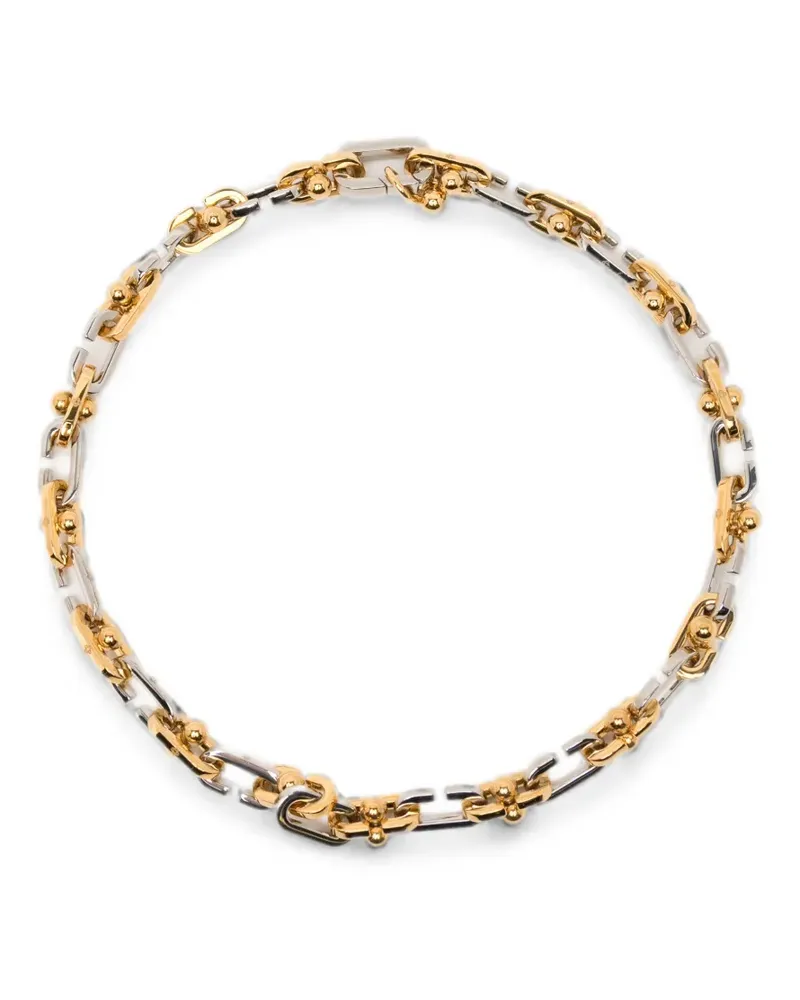 Casablanca Paris c link ball necklace - Gold Gold