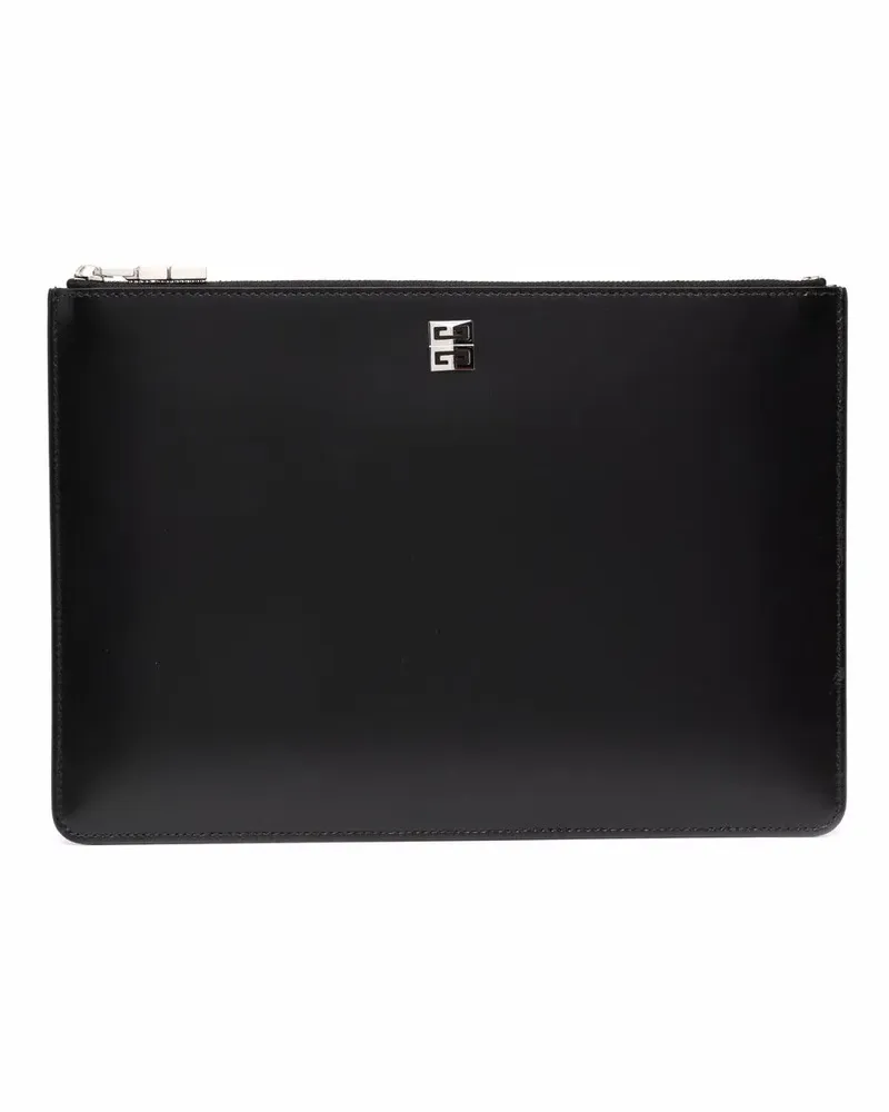 Givenchy Mittelgroße 4G Clutch - Schwarz Schwarz