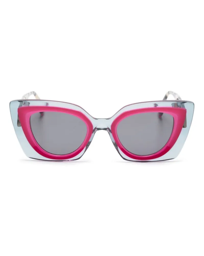 Face à Face Halos Sonnenbrille mit Cat-Eye-Gestell - Rosa Rosa