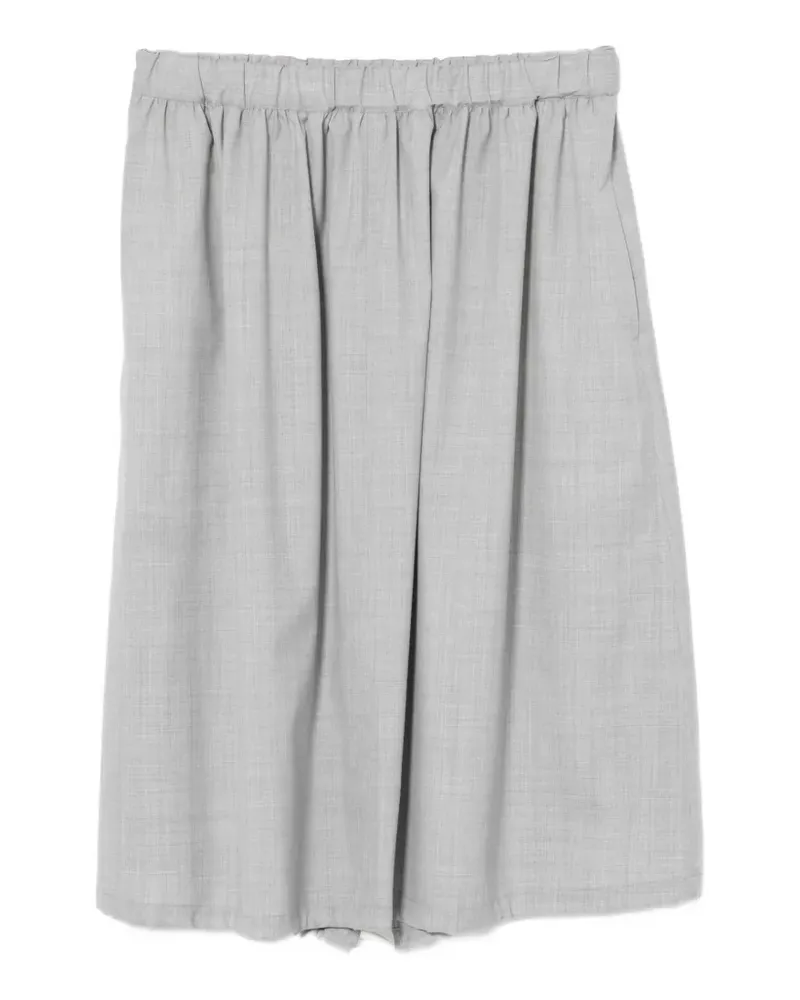 Comme des Garçons pleated elasticated-waist skirt - Grau Grau