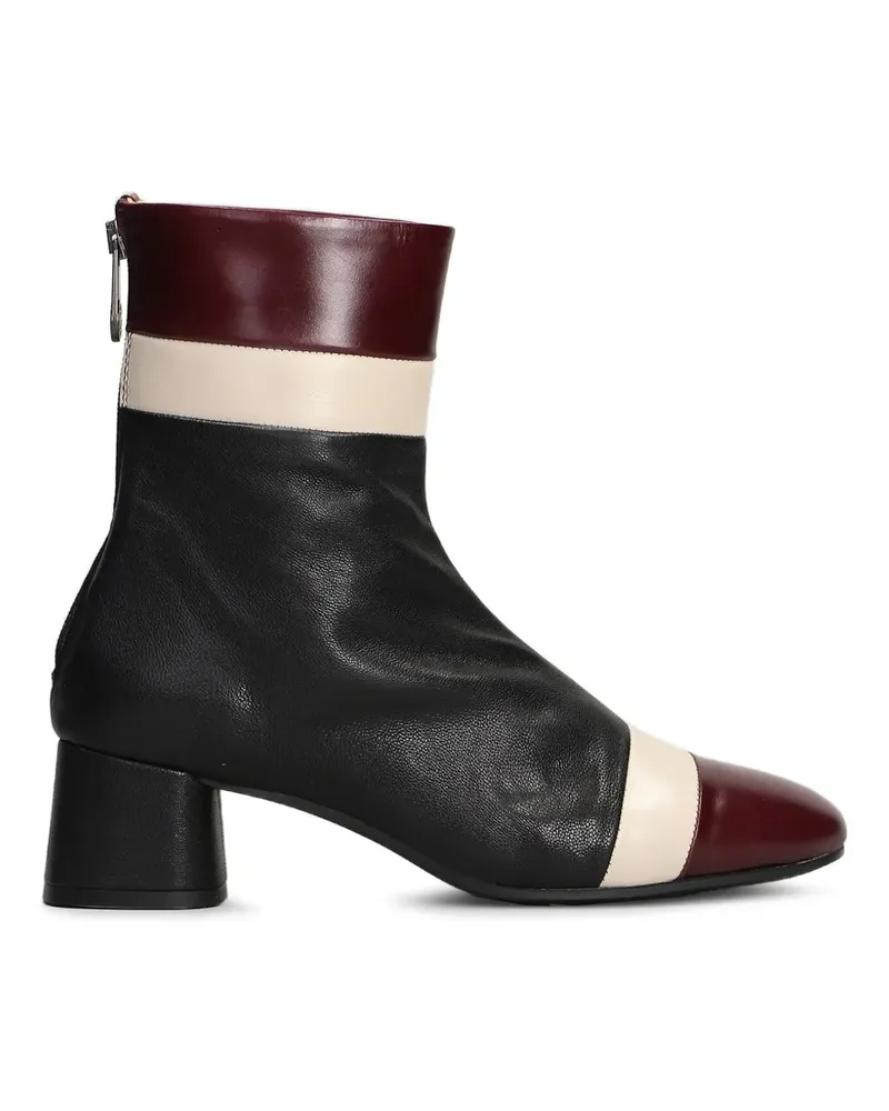 Pedro Miralles Stiefel in Colour-Block-Optik - Schwarz Schwarz