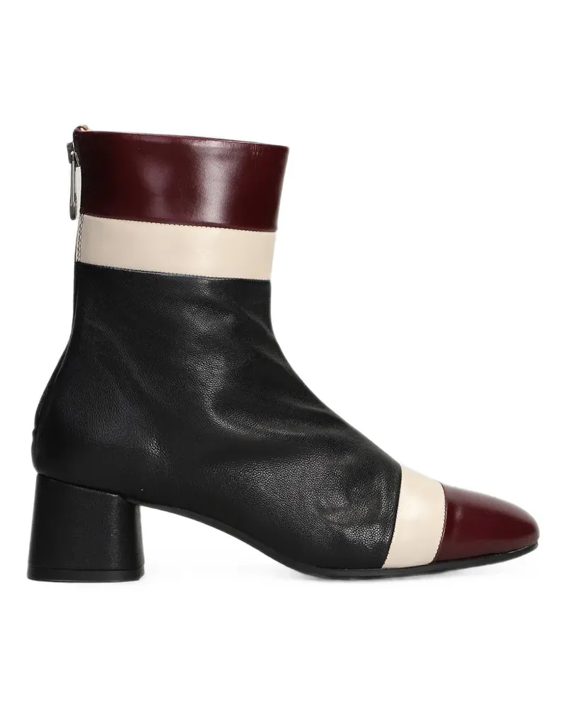 Pedro Miralles Stiefel in Colour-Block-Optik - Schwarz Schwarz