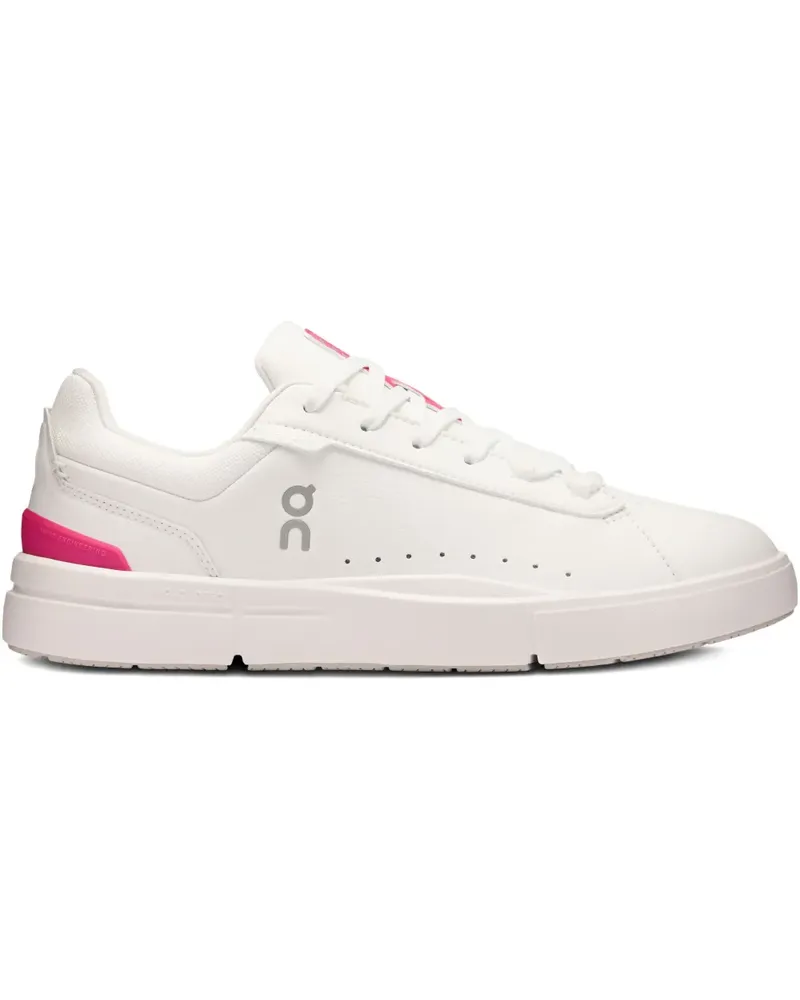 ON Cloudtec Sneakers mit pinkem Detail - Weiß Weiß