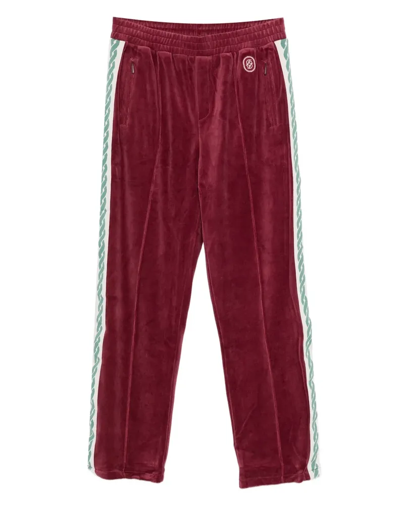 Drôle de Monsieur Jogginghose in Samtoptik - Rot Rot