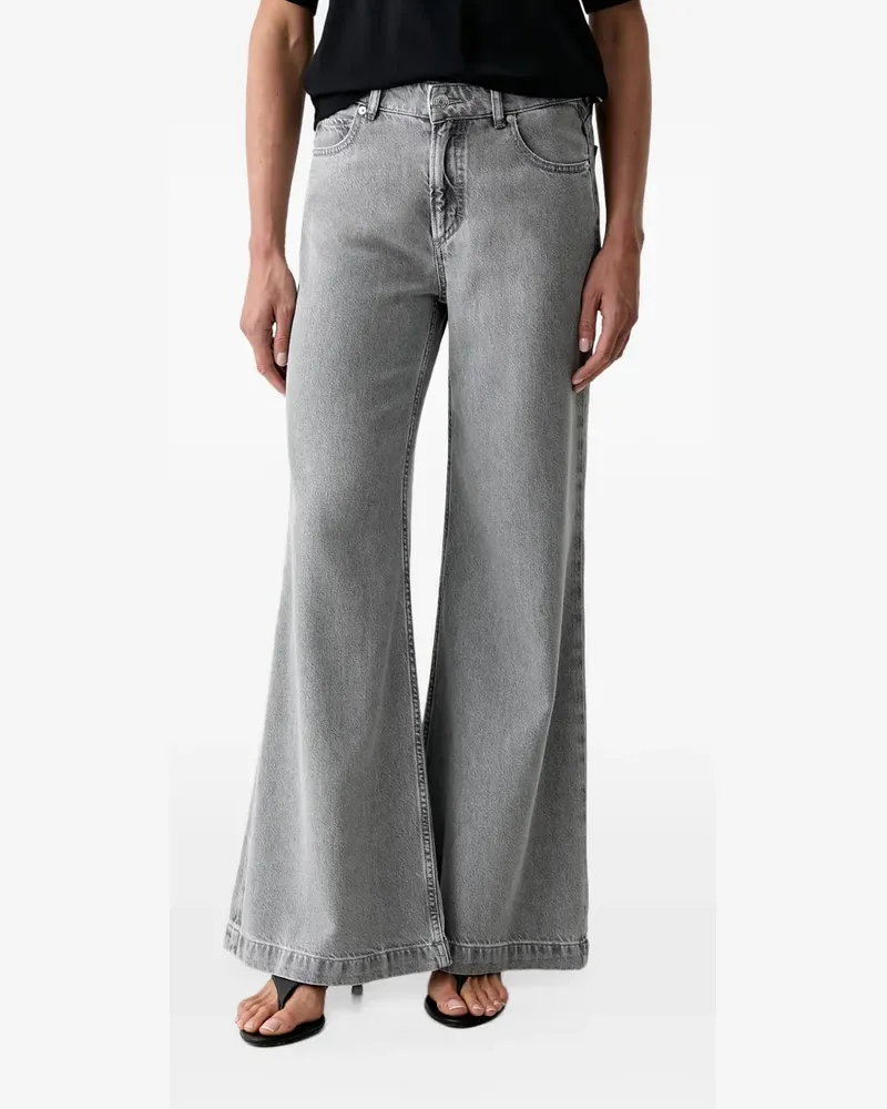 Marc O'Polo Fjona flared jeans - Grau Grau
