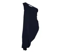 Drapiertes Kleid mit Verzierung - Blau