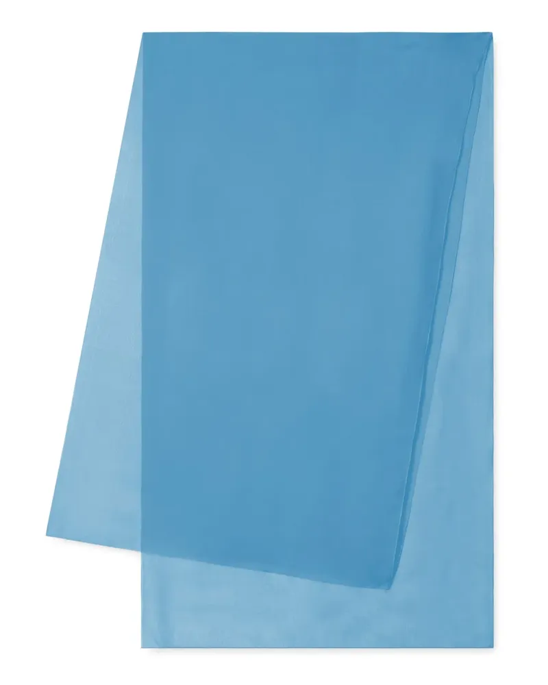 Alberta Ferretti Schal aus Seide - Blau Blau