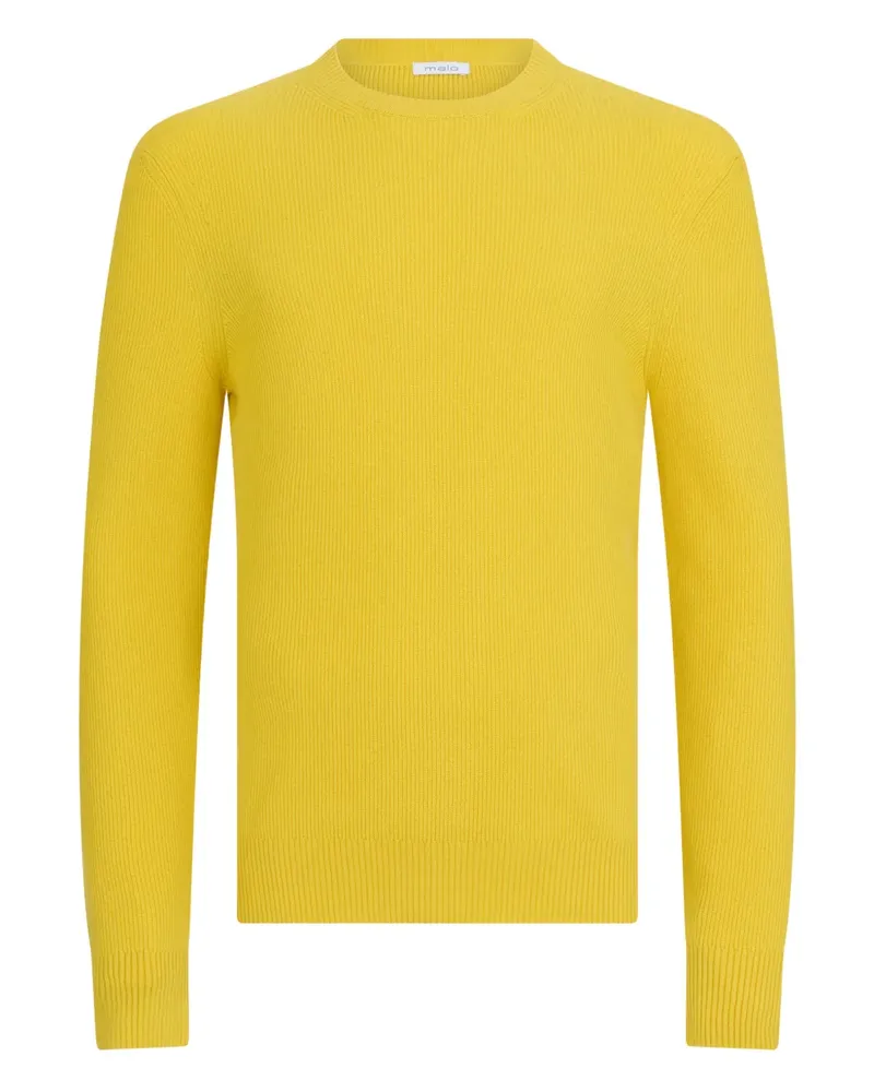 Malo ribbed sweater - Gelb Gelb