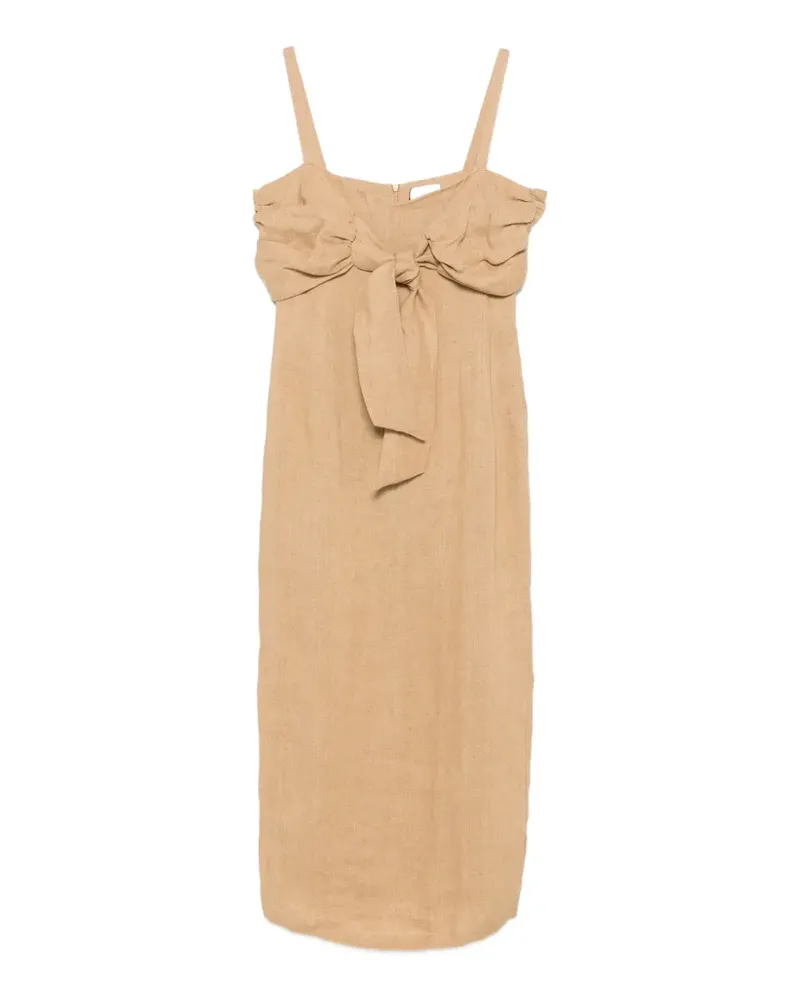 MARELLA Vicario sleeveless midi dress - Nude Nude