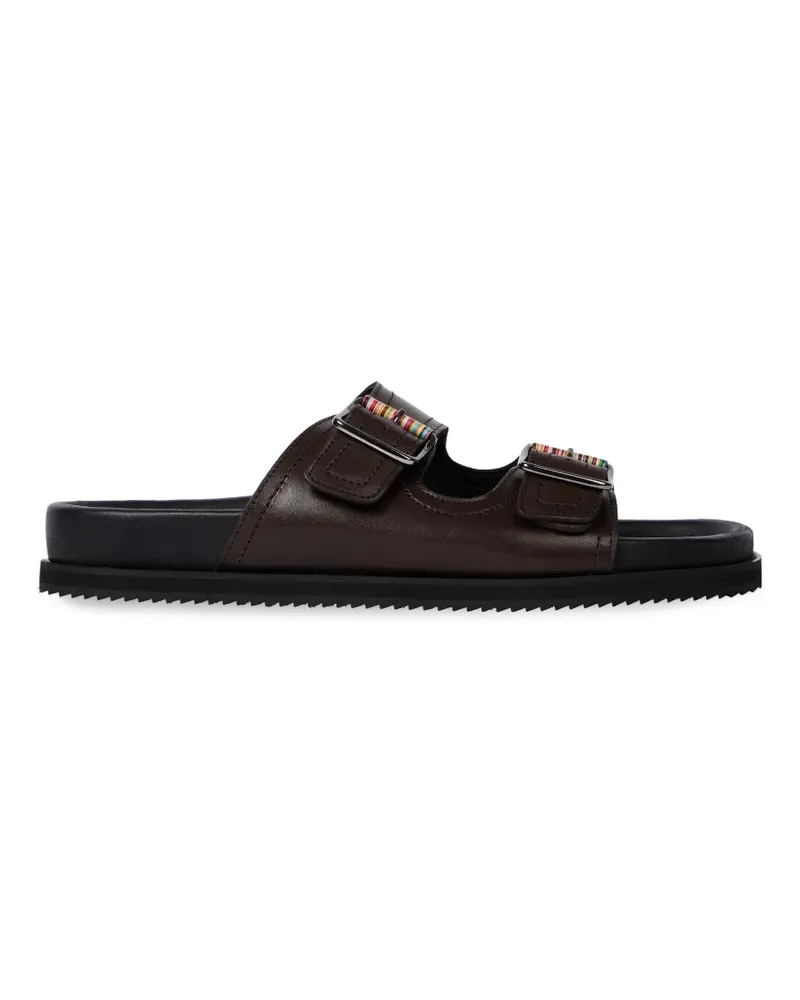 Paul Smith buckle-fastening leather sandals - Braun Braun