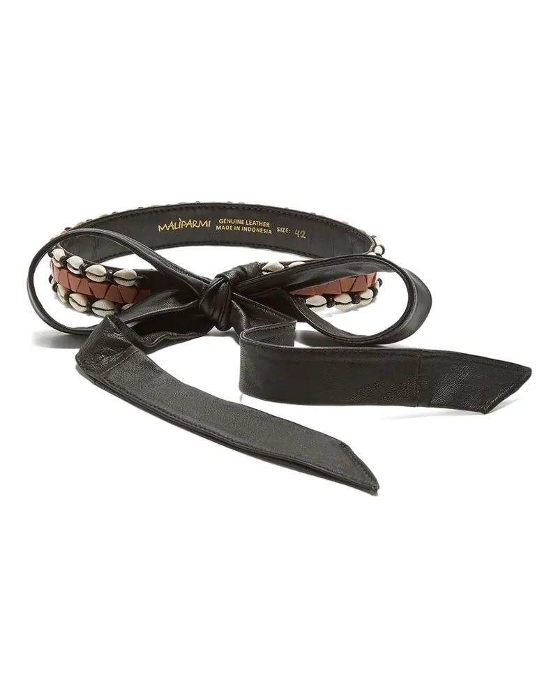 Maliparmi shells-details belt - Schwarz Schwarz