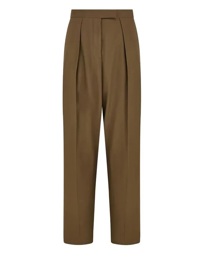 Ferragamo Hose mit Bundfalten - Grün Grün