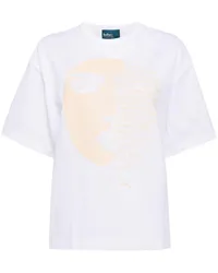 kolor T-Shirt mit Print Weiß