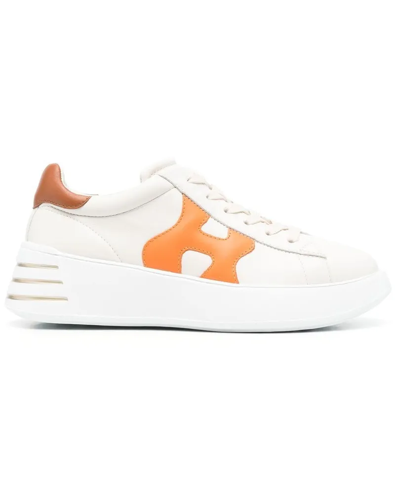 Hogan Sneakers mit Logo-Patch - Nude Nude