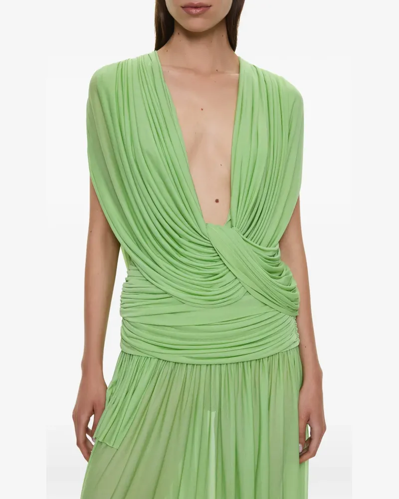 Christopher Esber Drapiertes Ripple Oberteil - Grün Grün