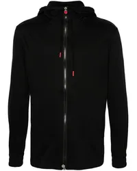 Kiton Klassischer Hoodie Schwarz