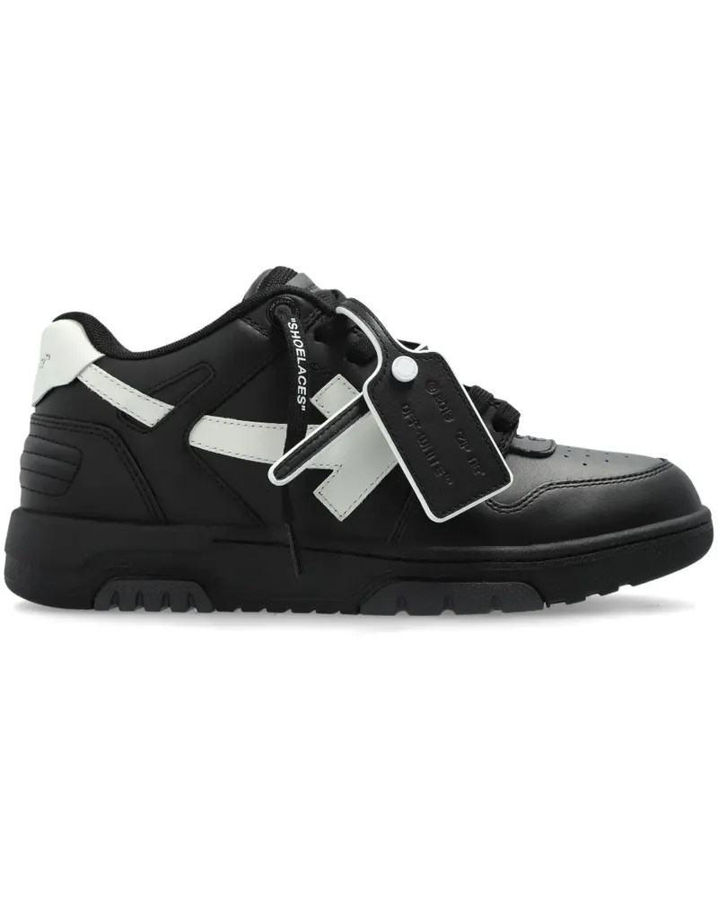 OFF-WHITE Out of Office Sneakers - 1001 Black - White 1001
