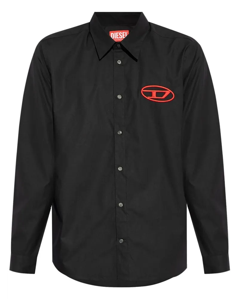Diesel S-Simply-D Hemd - Schwarz Schwarz