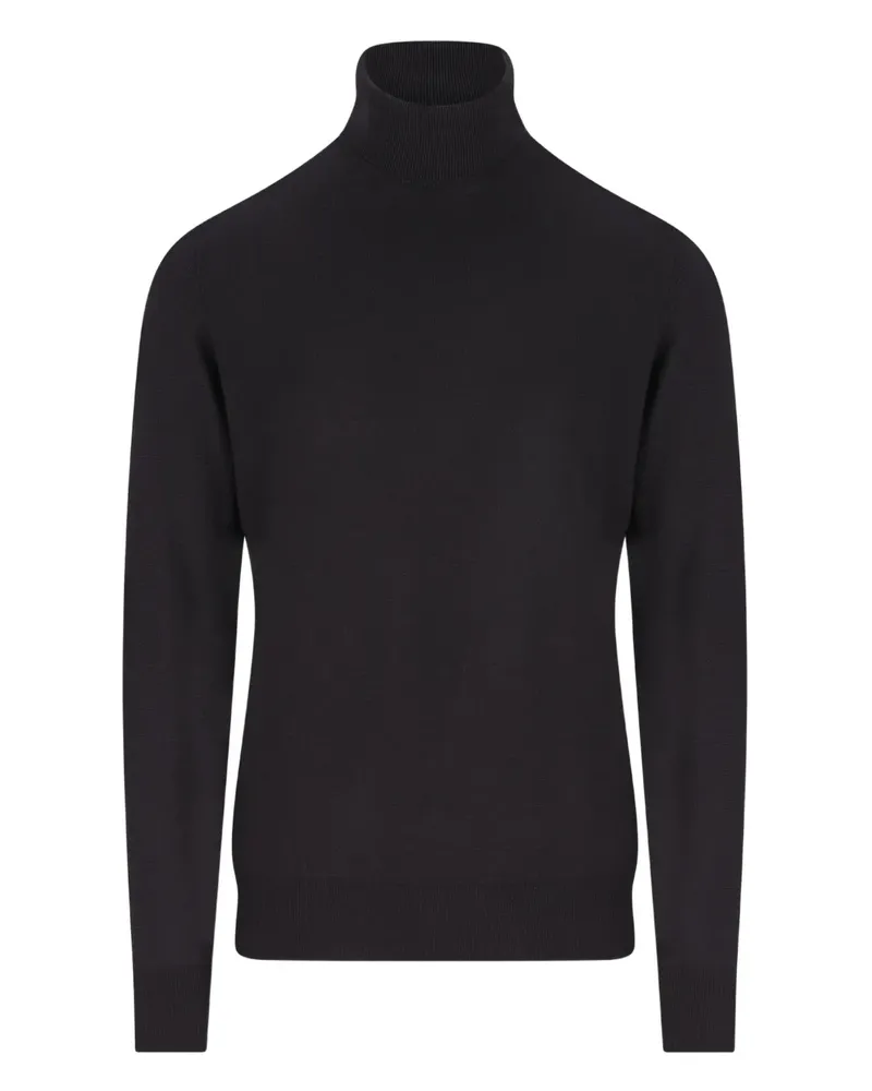Loro Piana Kaschmir-Pullover mit Rollkragen - Schwarz Schwarz