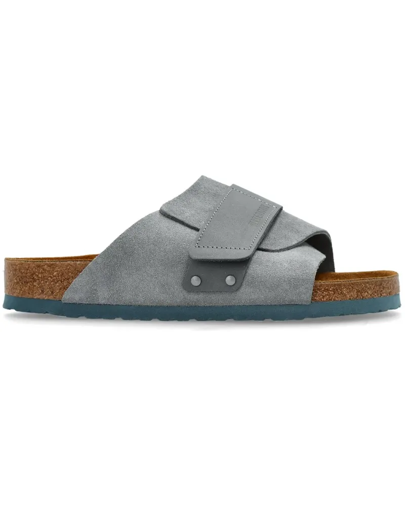 Birkenstock Kyoto Slipper aus Wildleder Grau