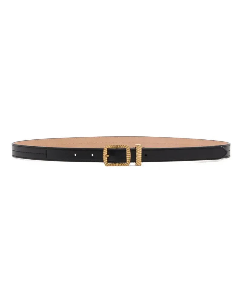 Bally Glen 20mm belt - BLACK+ORO Black+oro