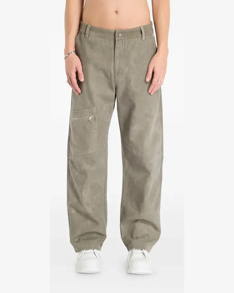 REPRESENT Golfeur zipped workwear trousers - Nude Nude