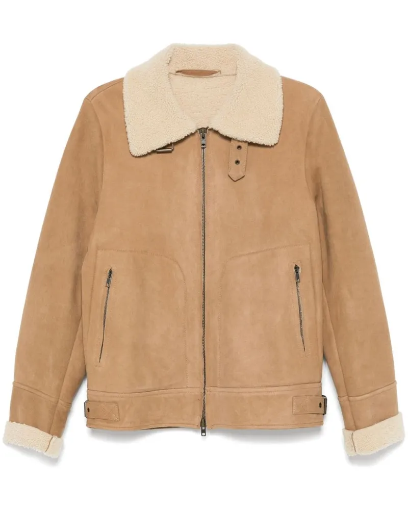 Salvatore Santoro Jacke aus Wildleder - Braun Braun